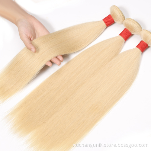 Uniky Best selling vietnamese virgin human hair bundles with color weft hair bone straight